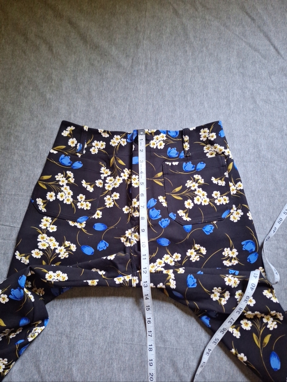 Maeve By Anthropologie The Collette Wide Leg Floral Pants Size 29 Petite - Picture 5 of 16